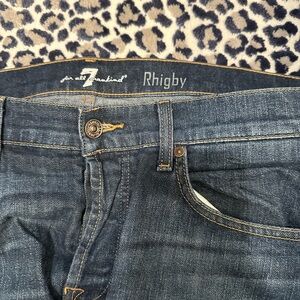 7 For All Mankind Dark Blue Denim